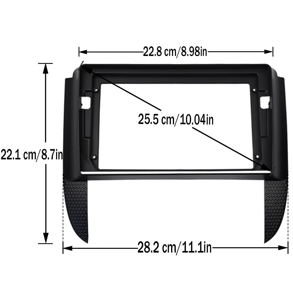 For Chevrolet AVEO 2004-2010 9INCH/LHD/RHD Car radio Dashboard Refitting Installation Frame Stereo Panel Dash Mount Kit Fascia
