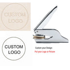 Custom Embosser Stamp LOGO DIY Personalized Book Embosser Seals for Letter Head Wedding Envelope Graduation Christmas Decora