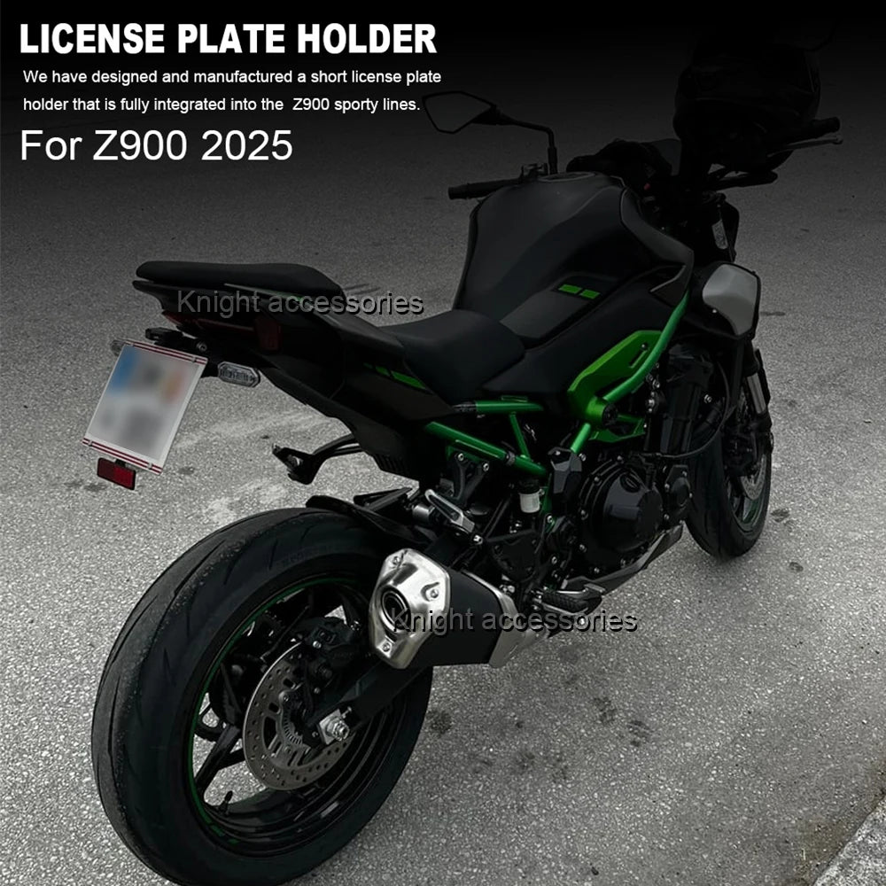 New For Z900 Z 900 2025 CNC aluminum motorcycle rear license plate holder tail tidy fender eliminator and license plate holder
