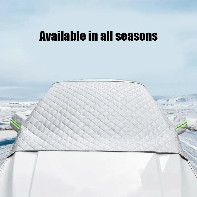 Car Winter Windshield Snow Cover Car Sun Shade Block Frost Protection Sun Protection Anti-ice Front Windscreen Cover