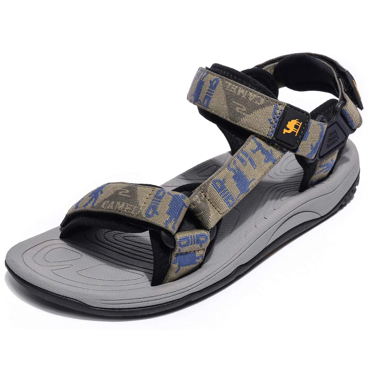 GOLDEN CAMEL Men's Sports Sandals Summer 2024 New Open Toe Sandal Waterproof Beach Shoes for Men Hiking Traveling Walking