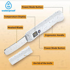 Stainless Steel Heated Butter Knife USB Rechargeable Electric Butter Spreader For Cold Butter Cheese Jam Toast Kitchen Tool