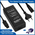GameCube NGC AC Power Adapter Charger 100-240V Replacement Power Supply EU/US/UK/AU Plug