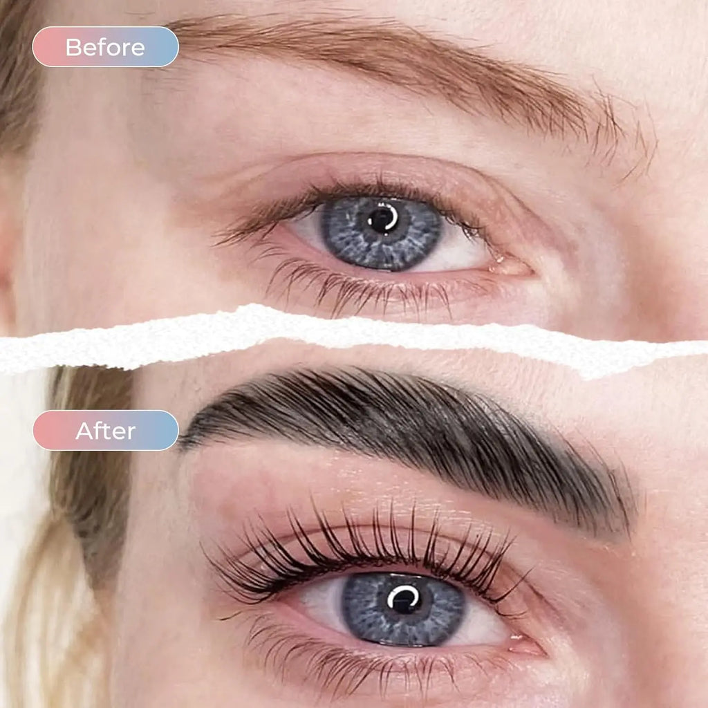 PERMANIA Lash and Brow Tinting Perm Kit Black Natural Eyelash Lifting Perm Treatment 4-6 Weeks For Lash Curler Perm Makeup Tool