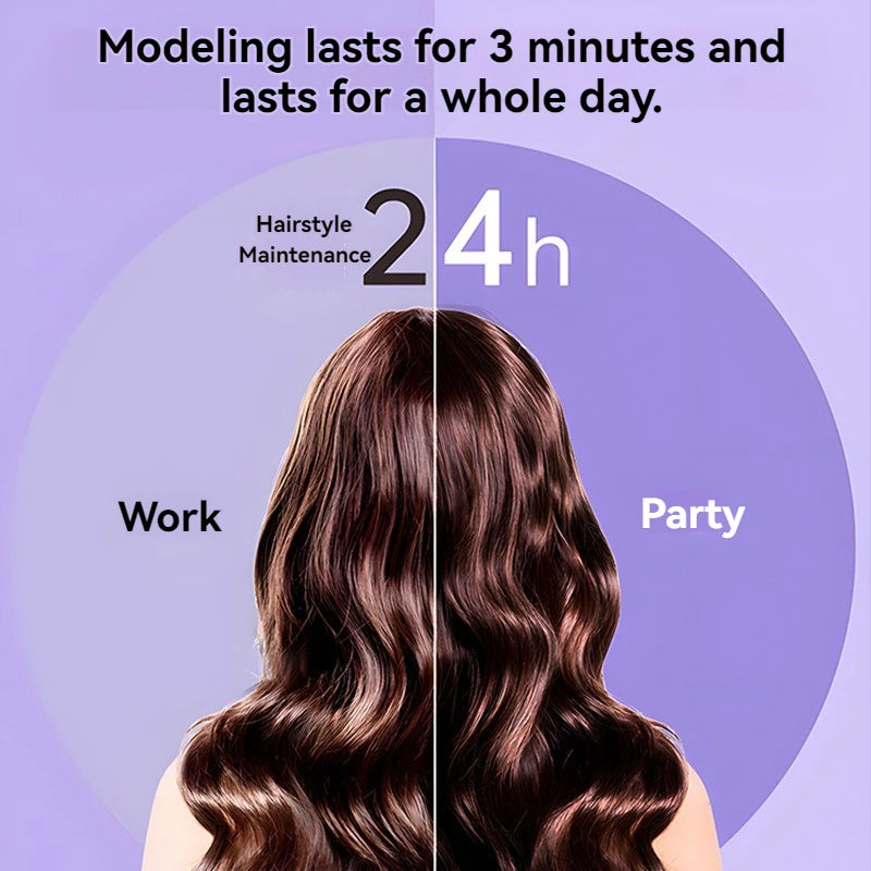 New Anion Automatic Hair Curler Fluffy Chicken Rolls Hair Curler Dormitory Portable Mini Electric Curler Long Lasting Curly Hair