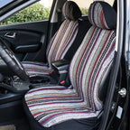 Multi-Color Baja Saddle Blanket Weave Universal Car Seat Cover