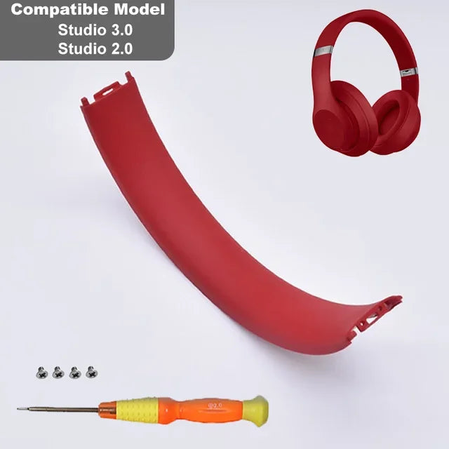 Replacement Headband Arch Plastic Parts Kit for Beats Studio 2.0/3 Headphones, Multiple Colors