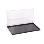 Magnetic Makeup Palette with Clear Top, 3Pack Empty Eyeshadow Dispensing Storage Box with 20Pcs Adhesive Metal Stickers