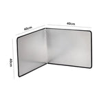 LMETJMA Splatter Guard Foldable Stainless Steel Oil Splash Board Nonstick Oil Splatter Guard Heat Insulation Board For Stove Top