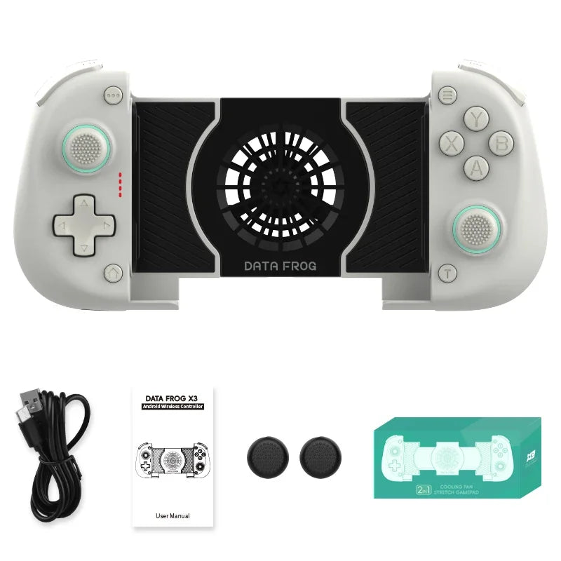 DATA FROG X3 Wireless Game Controller for Android/Switch/PC Gamepad Joystick for Multiplayer Shooting Action Games