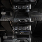 For Suzuki Jimny JB64 Sierra JB74W 2019 2024 Car Central Control Expands USB Type-C Charging Port With Atmosphere Light