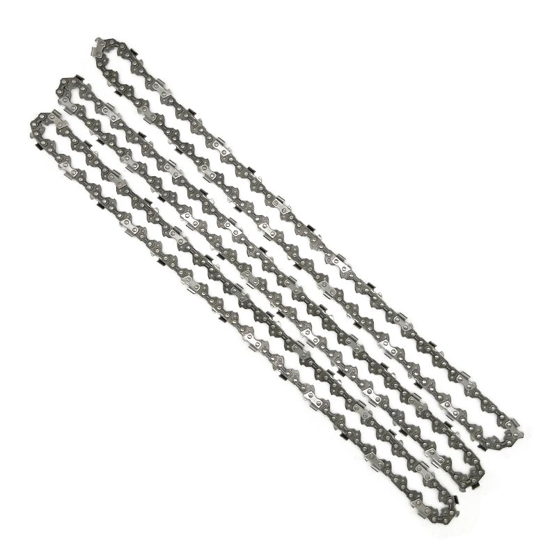 Chainsaw Blades 3 Pieces Saw Chains Semi Chisel for 3/8" Pitch 1.3mm Gauge 44 45 50 52 55 56 57 59 Drive Links Are Available