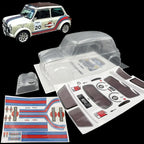 1/10 MINI Classic M Car Shell PVC RC car Body 210mm Wheelbase 165mm Width Transparent Clean For MST TAMIYA CARTEN 3R M Car