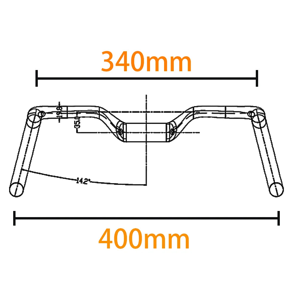 2024 Gravel handle 14 ° Carbon Bicycle Handlebar Aero Handlebar Drop Lift Road Bike Handlebar Internal cable Fixed tooth track