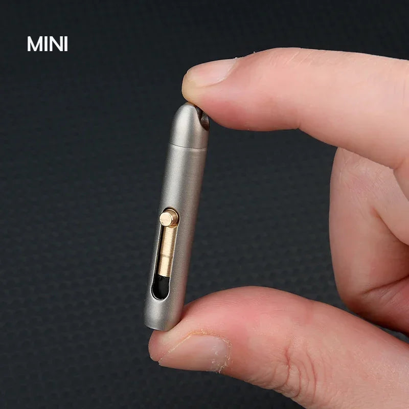 Titanium Alloy MINI Eternal Pencil Needn‘t  Shave Erasable Pencil Portable Key Pendant Pocket Pen Emergency Writing 2 Pen Tips