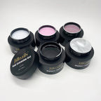 Jillnails 50g Self Leveling Medium Gel 50ml Milky Pink  White Gel Builder for Nails Extension Nail Building