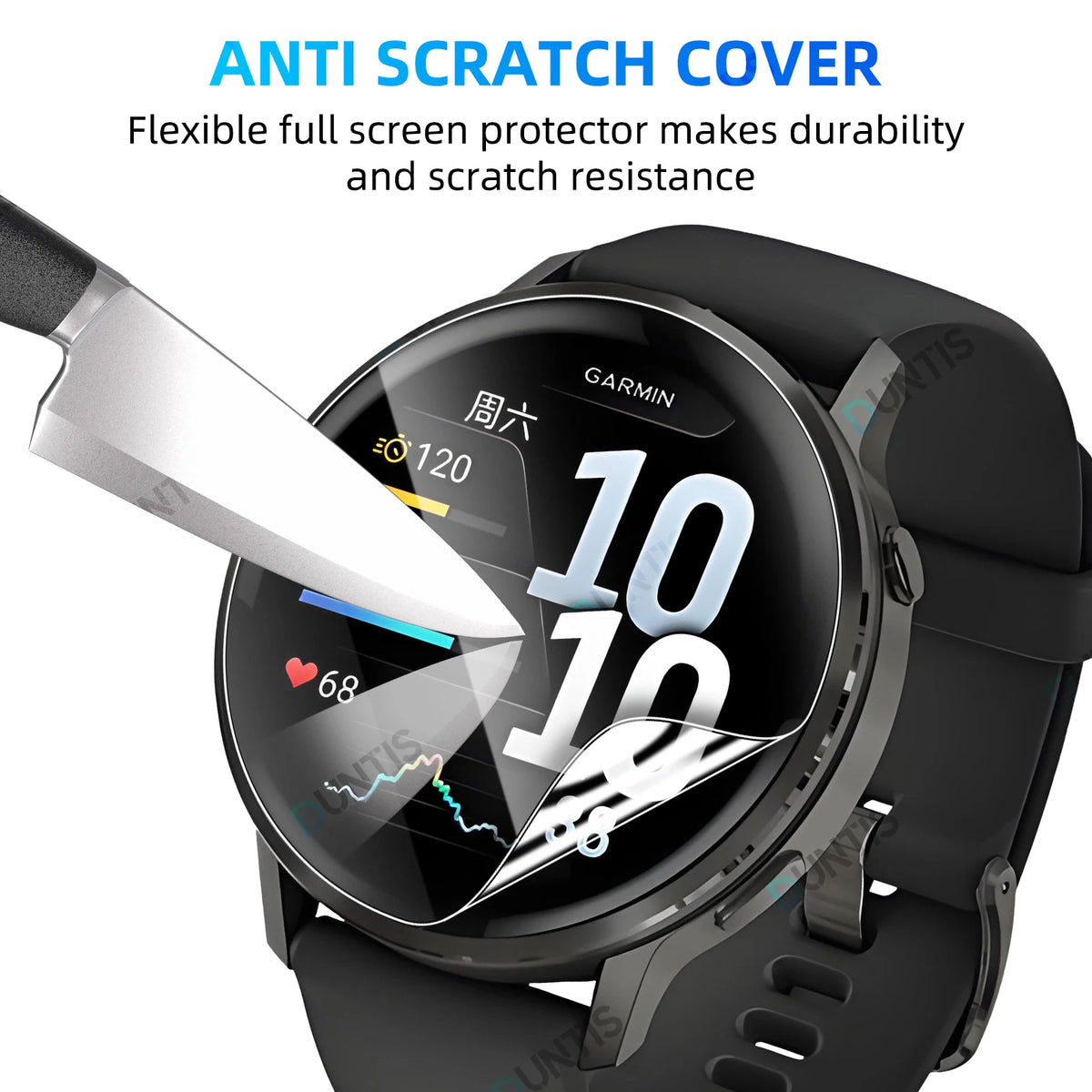 Screen Protector for Garmin Venu 4 45mm 41mm Anti-scratch Hydrogel Film，HD Clear Full Coverage Soft Protective Film Accessories