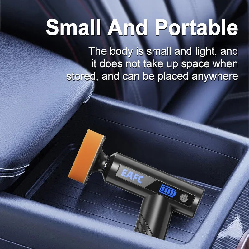 Car Waxing Polishing Sanding Machine Wireless Car Paint Scratch Repair Windscreen Glass Oil Film Remove Machine leather care
