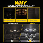 15Pcs For Honda Accord 7 8 7th 8th 2003-2007 2008 2009 2011 2012 Indoor Reading Dome Bulbs LED Interior Vanity mirror Light Kit