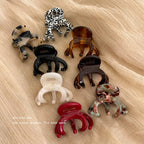 Fashion French Hair Claw Clips Women Elegant Retro Crab Shark Clip Acetate High Ponytail Holders for Girls Hair Accessories
