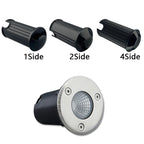 10PCS/lot IP67 Outdoor Lighting 1W3W5W for Garden Yard Step Stairs Floor Deck Recessed Inground Lamps LED Underground Spotlight