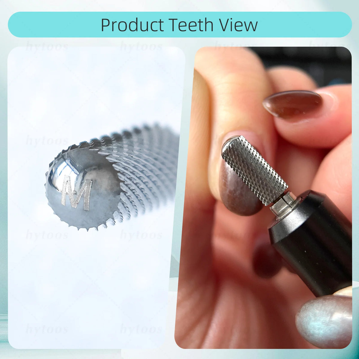 HYTOOS 5.35mm Safety Barrel Nail Drill Bit – Pro Gel Polish Removal Bit for Electric Nail Files Fast & Safe Acrylic & Poly Gel