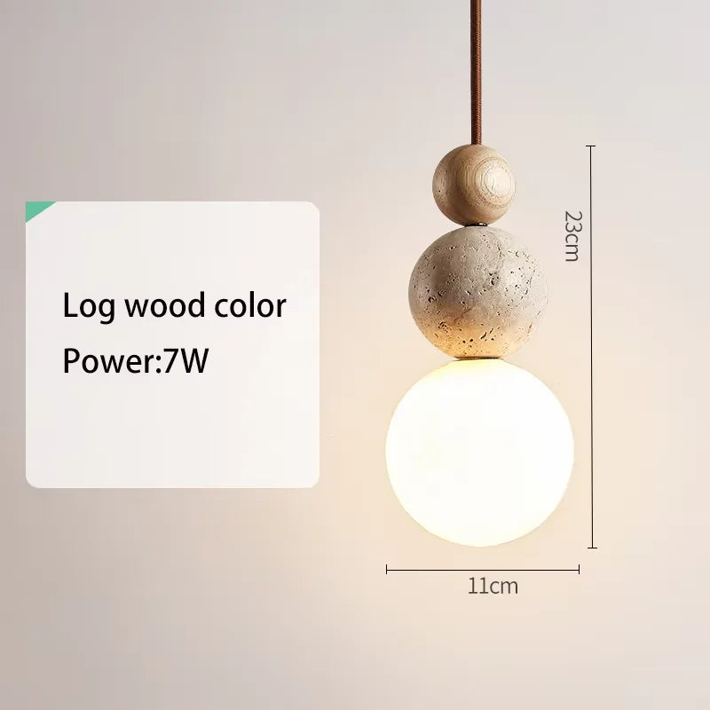 Log wood / 7W / Warm  white