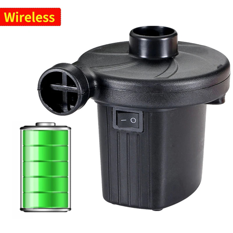 EAFC 220V/12V Electric Inflatable Pump Quick Air Filling Compressor With 3 Nozzles for Car Camping Life Buoy Boat Cushion