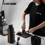 MHW-3BOMBER Espresso Tamping Mat Silicone Tamper Station Pad, Black or Grey, 1pc/2pcs