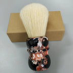 DSCosmetic 30mm Boar Bristle Shaving Brush, Resin Handle Wet Shaving - Black Great Wall