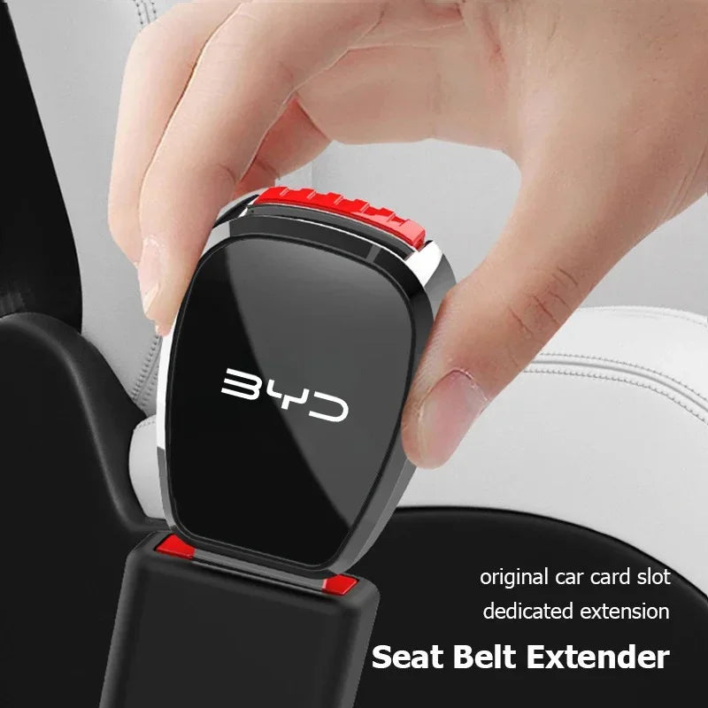 Car Seat Belt Buckle Plug Auto Safety Strap Extension Accessories interior For BYD Tang F3 E6 Atto Yuan Plus Song Max G3