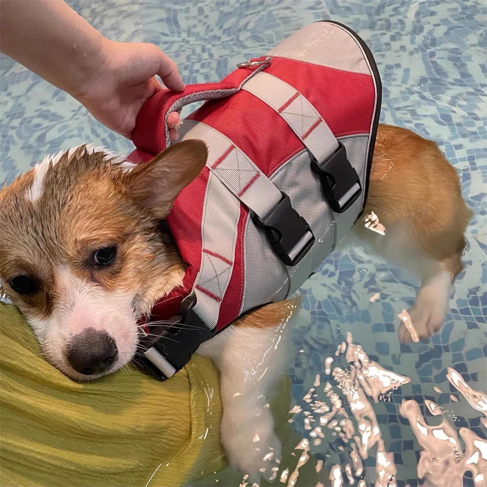 Summer Puppy Dog Life Jacket for Small Medium Dogs Reflective Pet Life Harness Vest Swim Suit French Bulldog Clothes Clothing