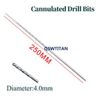 Orthopedics Cannulated Drill Bits Hollow Veterinary Orthopedics Instruments