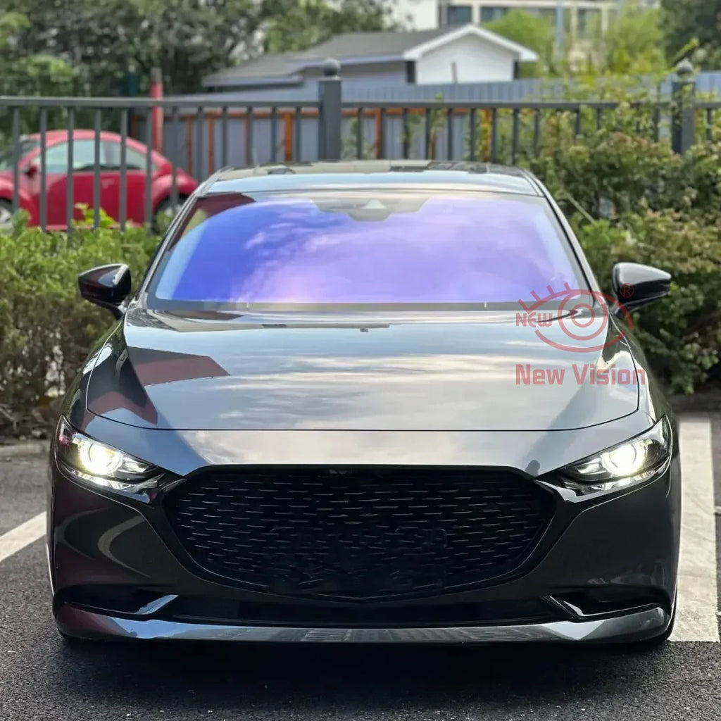 1mX3m VLT80% Purple Chameleon Tint Film UV Rejection Color Change Car Windshield Tint PET Self Adhesive Solar Protection Film