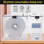 Filament Dryer Box for 3D Printer Parts Upgrade Airtight And Moisture-Resistant for 3D Filament Storages Keep Filaments Dry Boxs
