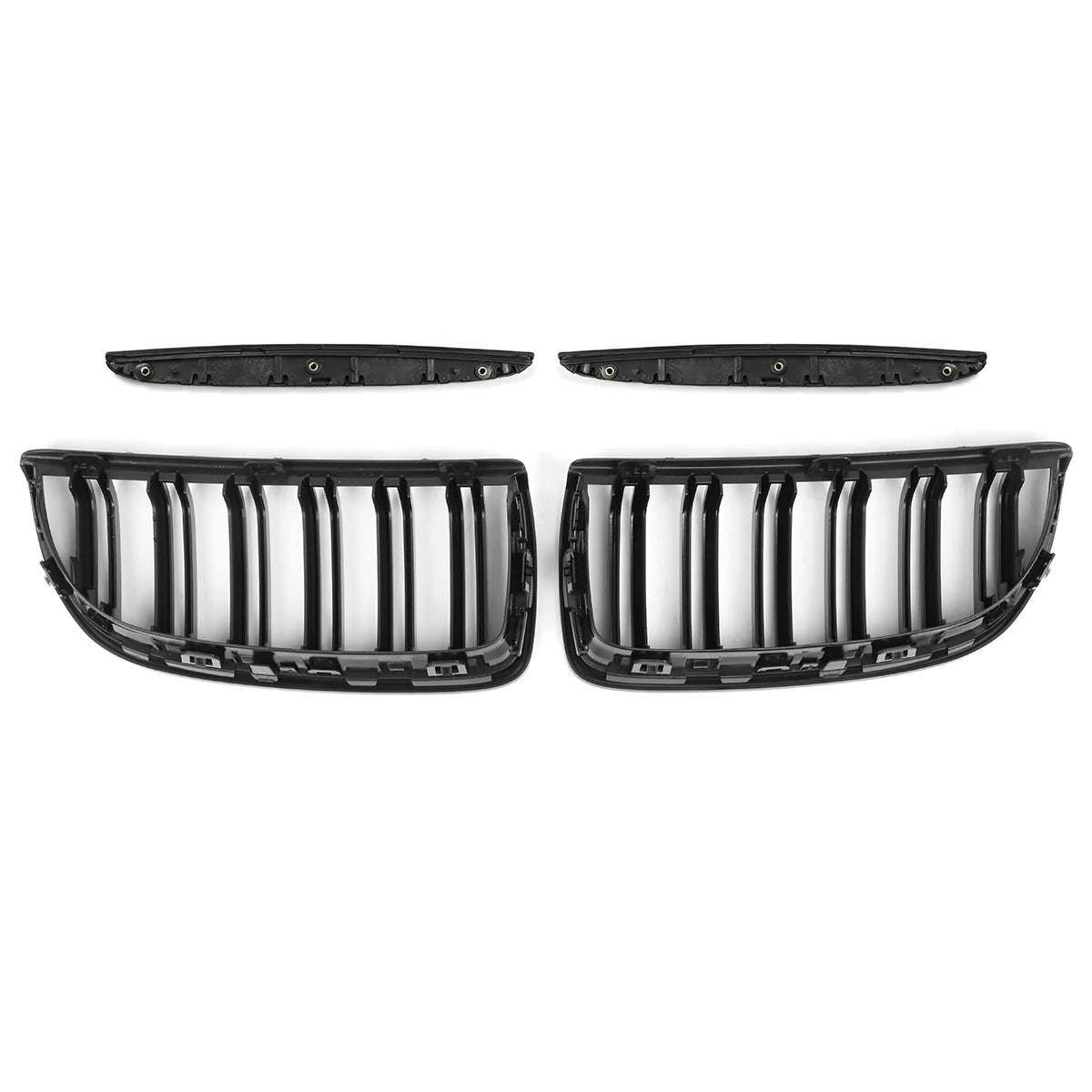 Pair E90 E91 Front Kidney Grille Car Front Bumper Grille Grill Double Slat Sport Kidney Grille Grill For BMW E90 E91 2005-2008