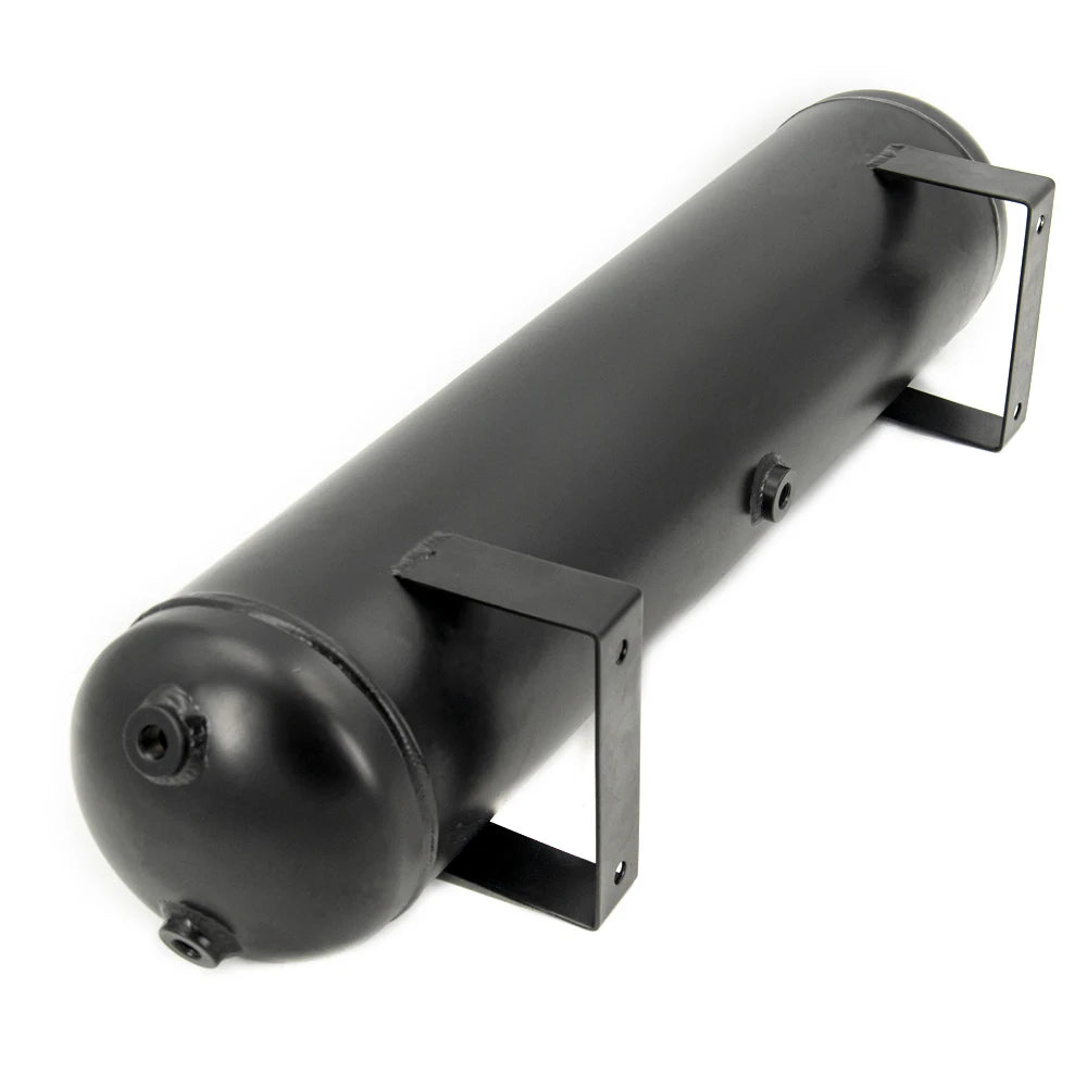 3/4/5 Gallon Aluminum Air Cylinder Air Tank Pneumatic Air Suspension System Tunning Vehicle Parts 1/4 NPT Holes