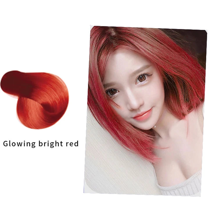 Mokeru Natural Organic Brown Hair Color Permanent Hair Coloring Shampoo Long Lasting Hair Dye Shampoo For Women Professional Dye