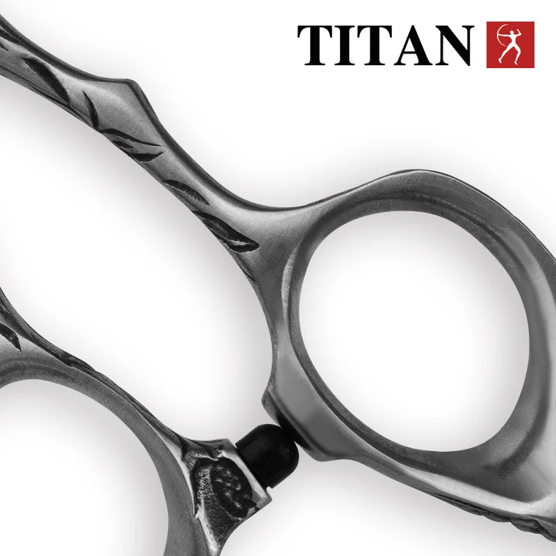 Titan hair scissors cut hair shears cutting hairdressing  vg10 steel, hand made sharp scissors
