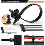 Car Plastic Fastener Clips Kit 680-725pcs Trim Rivets Push Retainer Clips, Optional Tools Set