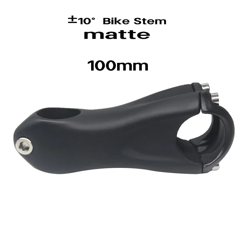 Bicycle Stem Carbon MTB/Road Bike ±10 degrees Stems 80/90/110/110/120/130mm 28.6 mm fork  31.8mm handlebar bike frame parts
