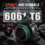 BEVINSEE Aluminum Coolant Port Flange Fitting for BMW N52 E90 E91 E92 E93 F30 F31 F34 Red/Black
