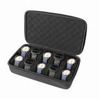 Watch Box Organizer for Men,Watch Travel Case Portable Storage Watch Display Holder for Wristwatches with anti-Move Watch Pillow