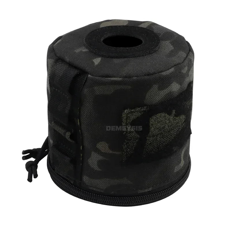 Portable Toilet Paper Roll Holder MOLLE Pouch for Hiking Camping, Black/Camo/Tan