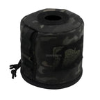 Portable Toilet Paper Roll Holder MOLLE Pouch for Hiking Camping, Black/Camo/Tan
