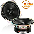 2 pcs 3.5 Inch Mid-Bass Range Speakers 100W Subwoofer For Car Magnesium Aluminum Basin Huge Magnet Woofer Can Be Under The Seat