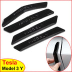 4PCS For Tesla Model 3 Y Juniper Highland 2025-2020 ABS Car Door Edge Stickers Anti-collision Strip Protection Decal Accessories