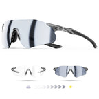 Kapvoe New Cycling Photochromic Glasses Men Women Road Bicycle Sunglasses UV400 Sports Riding Eyewear Outdoor Running Goggles