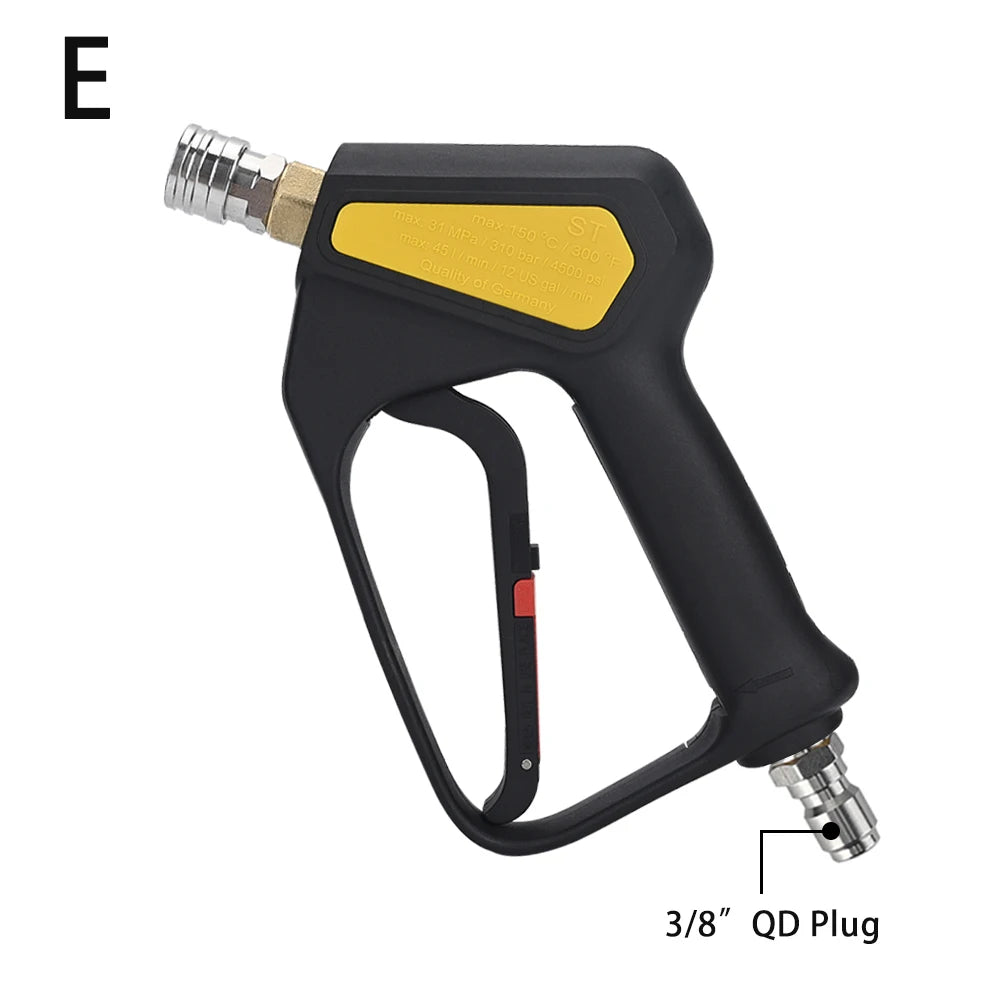 Replacement High Pressure Short Washer Gun ST-2300.Power Washer Trigger Spray Gun with 1/4" Quick Connector Max 310 Bar 4500 PSI