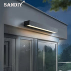 SANDIY Outdoor Wall Light Sconce IP65 Waterproof, Black/White 20/30/50cm Warm/Cold